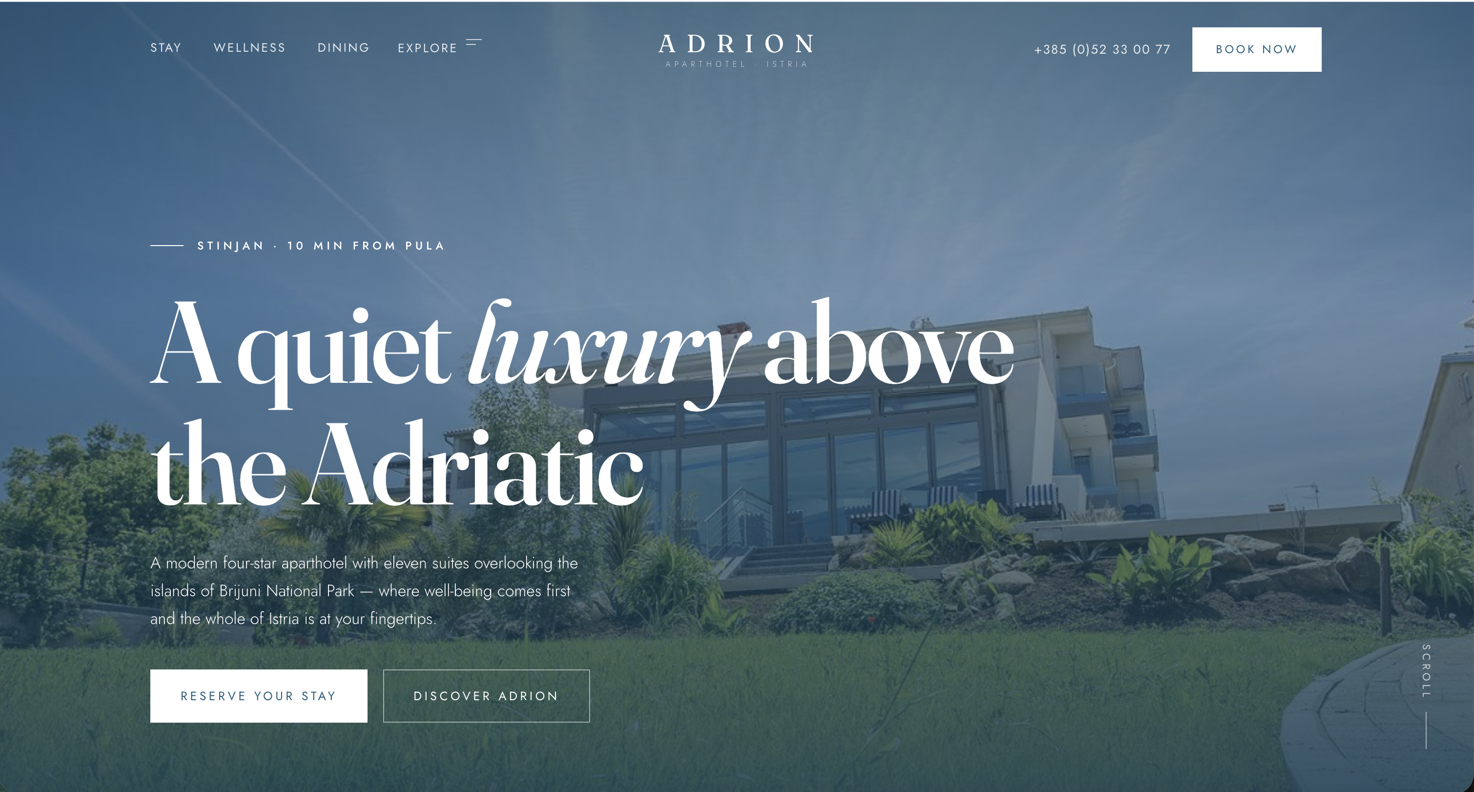 Website after COMMS rebuild