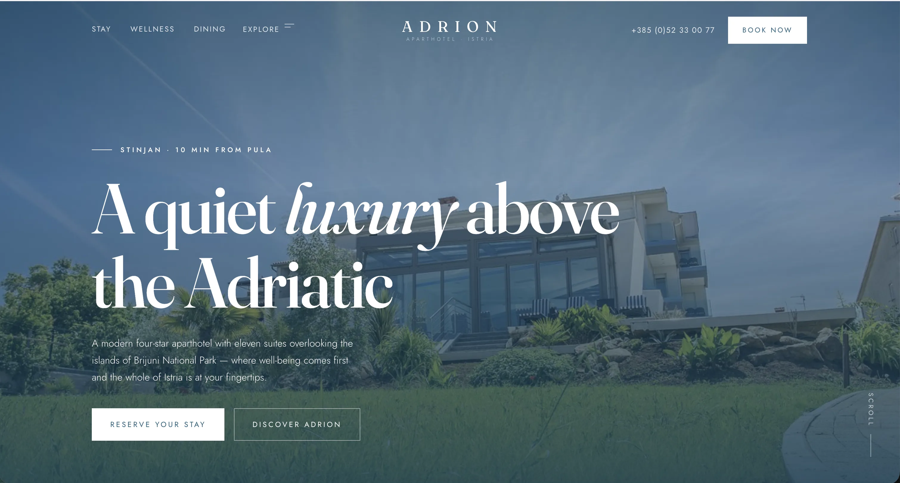 Website after COMMS rebuild
